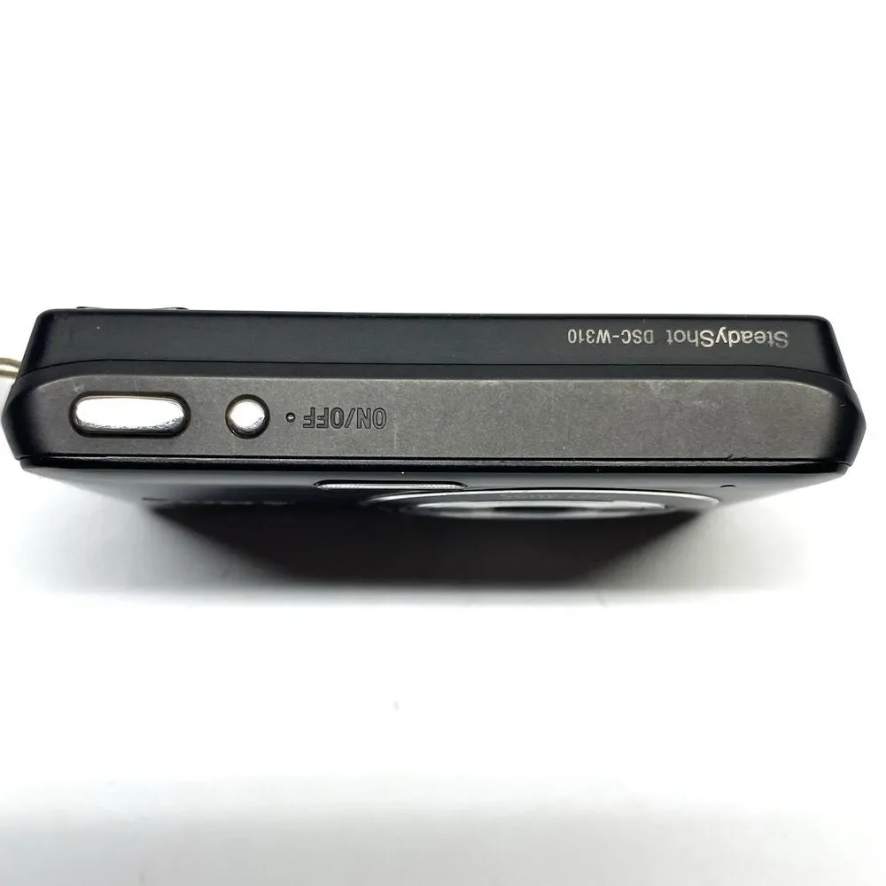Sony Cybershot DSC-W310 12.1 MP Black Digital Camera New Battery 8GB SD Card